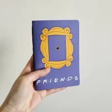 CADERNO/ SKETCHBOOK FRIENDS A6 - EDIÇÃO DE BOLSO! para escrita, bullet journal, desenho, diário, planner