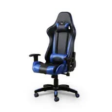 Cadeira Gamer Azul e Preta Giratória com Regulagem de Encosto e Braços - Panther