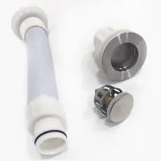 Ralo / Válvula Click Inteligente com Sifão - Acabamento Duplo em Cerâmica ou Metal