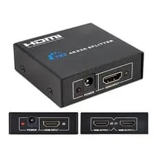 Splitter Divisor Compatível com HDMI Hdcp 1 Entrada 2 Saidas Full Hd 1x2 3d