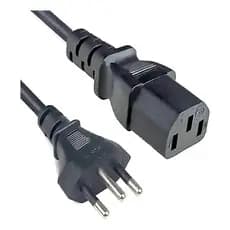 kit 10 Cabo De Forca Tripolar Ac Pc 10 Amperes 1,50m
