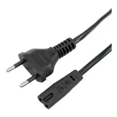 10 Cabo Força Energia Bipolar Ps2 Ps4 Radio Fonte Impressora