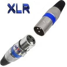 Kit 20 Plugs Conector Xlr Canon 10 Macho _10 Femea
