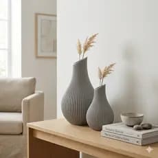 Vaso Decorativo Moderno Minimalista Sala Quarto Centro Mesa Aparador Luxo Design Decoração Lindo