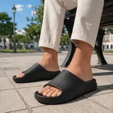 Chinelo Slide Feminino Conforto Leve Macio Antiderrapante Chinelo Casual Praia Piscina Moda Elegante