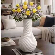 Vaso Espiral 3D Decorativo Design Moderno e Elegante Decoração Casa Quarto Promoção