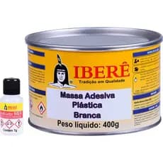Massa Plastica Plastic Ibere Cola Cuba Marmore e Pedras 400g