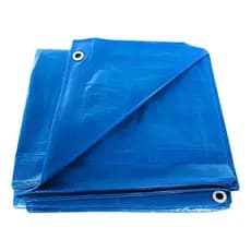 Lona Impermeável Polietileno Azul 2x2m 80gr/m2 Polietileno