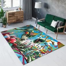 Tapete fantasia cogumelo casa tapete casa sala de estar quarto decoração tapete