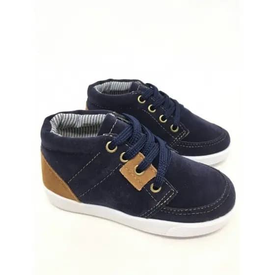 Bota Infantil Masculina Coturno Infantil Menino Camurça