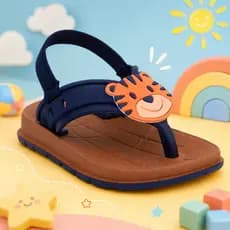 Sandália chinelo infantil bebê masculino menino patrulha canina tigrinho elástico confortável barato