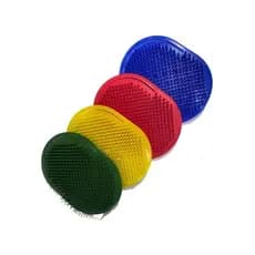 Pente Masculino Para Cabelo E Barba De Bolso Oval Pata - Cores Sortidas