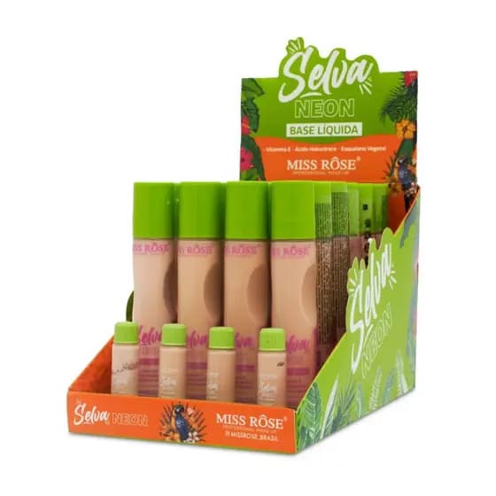 Base Líquida Vitamina E Selva Neon - MR088/B - Miss Rôse