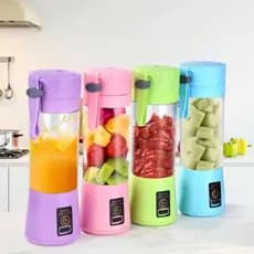 Mini Liquidificador Portátil 6 Lâminas Recarregável