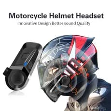 headset, mãos-livres chamada fone de ouvido, leitor de música para moto impermeável