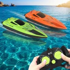 Barco Controle Remoto Infantil Ultra Rápido À Prova D'Água para Piscina e Lago  Outra opção: