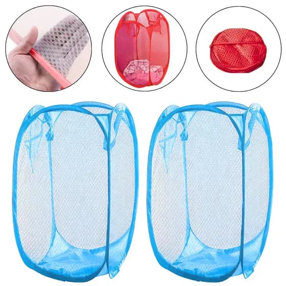 Kit Cesto Para Brinquedo Roupa Dobrável Grande Caixa Infantil Para Roupas E Brinquedos