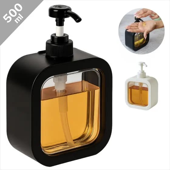 Porta Sabonete Liquido Dispenser Detergente 300ml / 500ml Moderno Minimalista