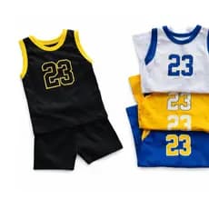 Conjunto para Bebês Regata + Short Esportivo Número 23 - Roupa Infantil Confortável - Veste até 09 Meses