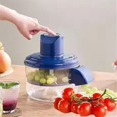 Descascador Elétrico de Alho Frutas e Vegetais Automático – Design Portátil e Bateria Recarregável via USB