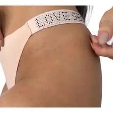 CALCINHA SEM COSTURA COM PEDRARIA