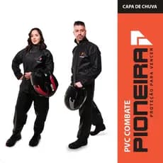 Kit 2 Capa de Chuva Conjunto PVC Casal Feminino + Masculino Jaqueta e Calça Moto Viagem