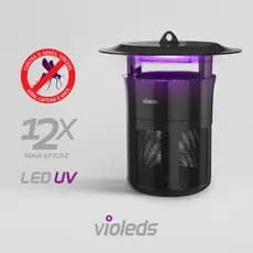 Armadilha Mata Mosquitos e Pernilongos Luz UV Violeds Bivolt para Ambientes Internos e Externos