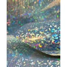 Filme Vinil Adesivo Decorado Holográfico A4 - 10 Folhas