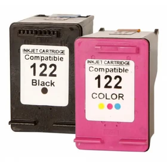 Par De Cartucho De Tinta 122 Preto + Color 2050 3050 1000