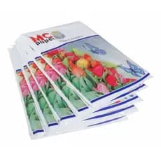 100 Papel Foto Matte Dupla Face 220g A4 Á Prova Dagua Branco