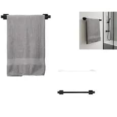 Porta Toalha de Banho Toalheiro Banheiro Plástico Colar 3M Arthi