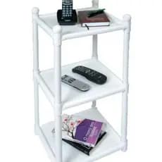 Prateleira Estante Plástico Modular 3 Andares BRANCA