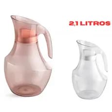 Jarra Valsa 2,1 Litros Água Suco Bebidas Plástico Resistente Qualidade UZ