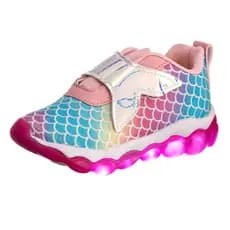 Tenis Infantil Menina Sereia De Led - AS240
