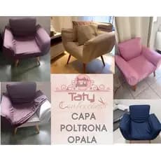 Capa Poltrona Opala Salão, sala escritório e recepção Envio Rápido Varias cores