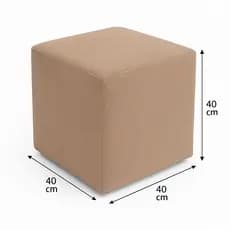 Capa de Puff Suede, tecido premium e resistente, diversos tamanhos. - SOB MEDIDA