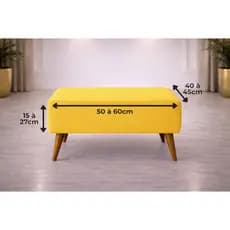 Capa Puff retangular 60x40cm – Premium ajustável resistente
