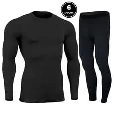Promoção Kit 3  Conjunto Térmico Unissex  Blusa +  Calça Roupa Proteção UV Segunda Pele