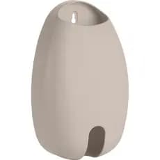 Porta Sacolas Dispenser Puxa Saco de Parede Plástico Bege