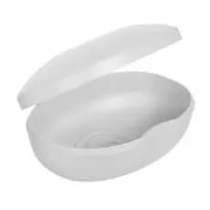 Porta Sabonete de Barra Saboneteira Plástica Branco Bolsa Ou