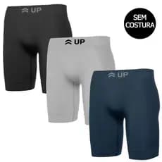 Kit 3 Bermuda Térmica Compressão Esportiva Segunda Pele Corrida Academia Ciclismo Bike Anti Assadura