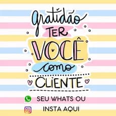 100 UN. TAG PERSONALIZADA / AGRADECIMENTO CLIENTE 4,5x3,5cm 100 UN. C/ SEU WHATS OU INSTA