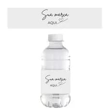 Adesivo para Água Lindoya 240ML - Etiqueta Adesivo Mini Água Personalizado com SUA MARCA