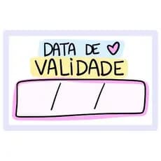 100  Adesivos Validade