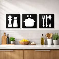 Quadros Decorativos Cozinha Decoração Área Gourmet Mdf
