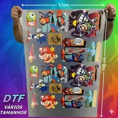 DTF Têxtil 57cmx100 Impressão de Alta Qualidade I3200 Para Estamparia Blusas e camisetas