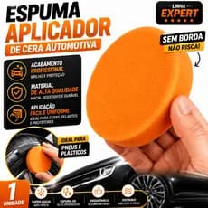 Espuma Aplicador de Cera Automotiva Sem Borda Detailer Estetica Automotiva Acabamento - Expert