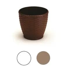 Cachepos Rattan Mini - Vaso Azaleia Orquidea