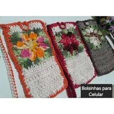 Bolsinhas porta celular e objetos/bolsinha feminina/bolsinha pra celular