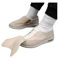 Sapatos Ortopédicos Casuais – Conforto para Pés Largos e Diabéticos